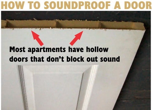 soundproofing a door to block noise